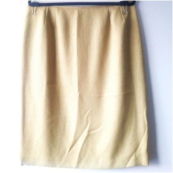 JONES WEAR SUIT SKIRT - GOLD - Picture 5 of 5